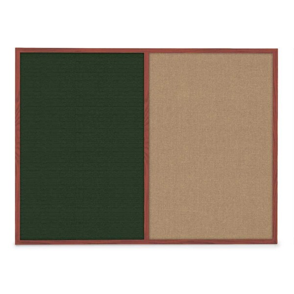 Sliding Door Indoor Enclosed Corkboard, 3